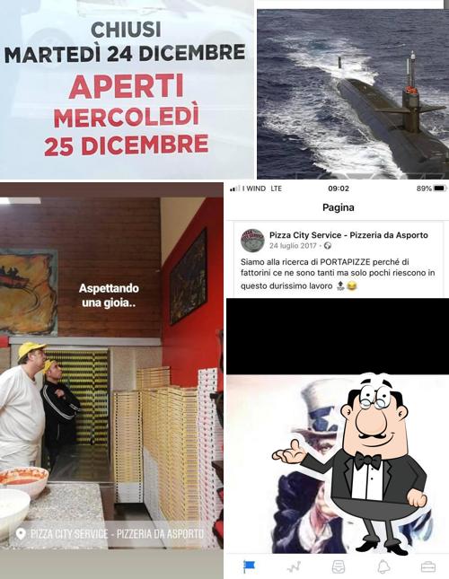 Siediti a un tavolo di Pizza City Service - Pizzeria da Asporto