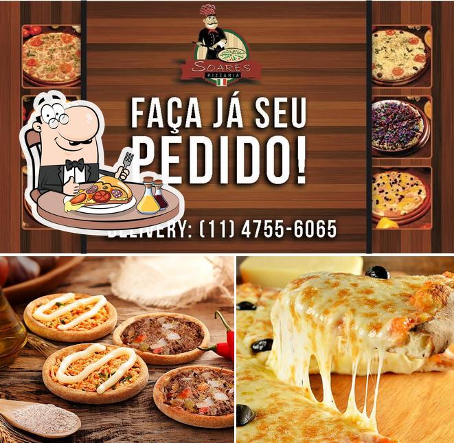 Experimente pizza no Padaria Pizzaria e Restaurante São Lucas