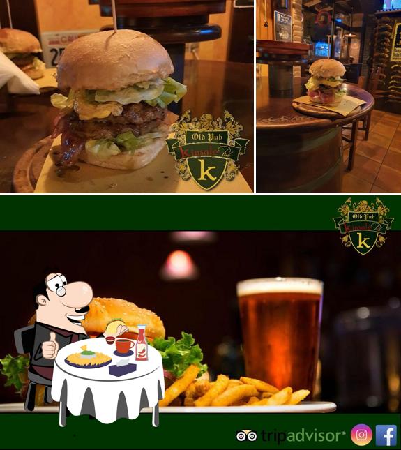 Prova un hamburger a Kinsale Pub Avellino