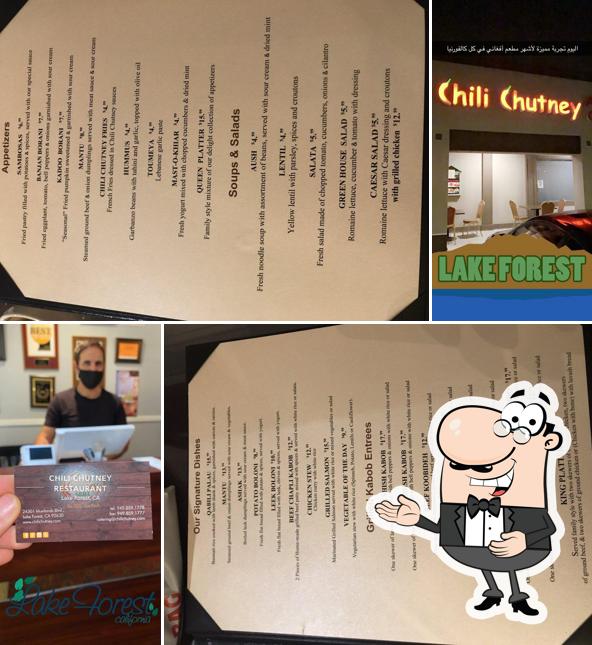 Chili Chutney Afghan Cuisine in Lake Forest Restaurant menu and reviews