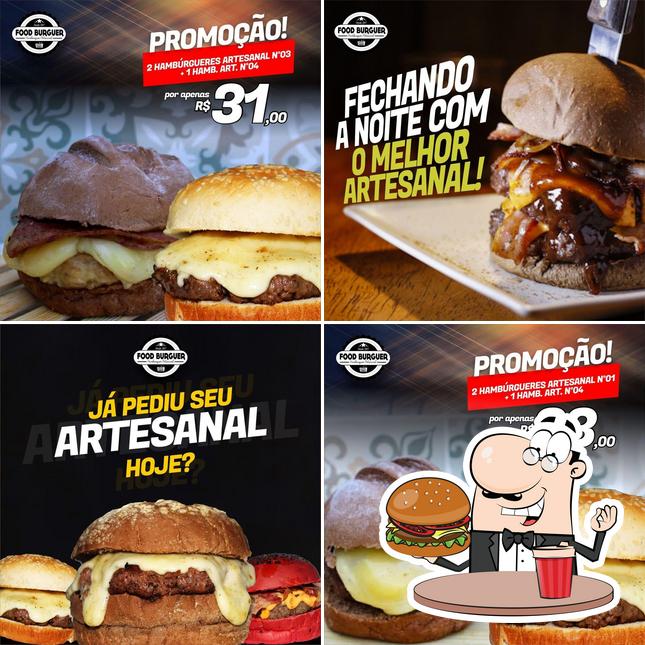 Experimente um hambúrguer no Food Burguer