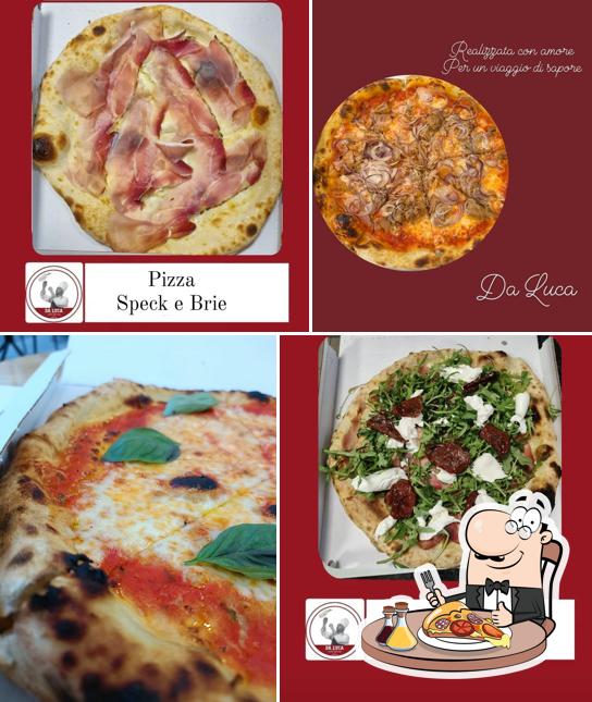 Prenditi una pizza a Pizzeria d'Asporto & Catering "Da Luca" Sagl