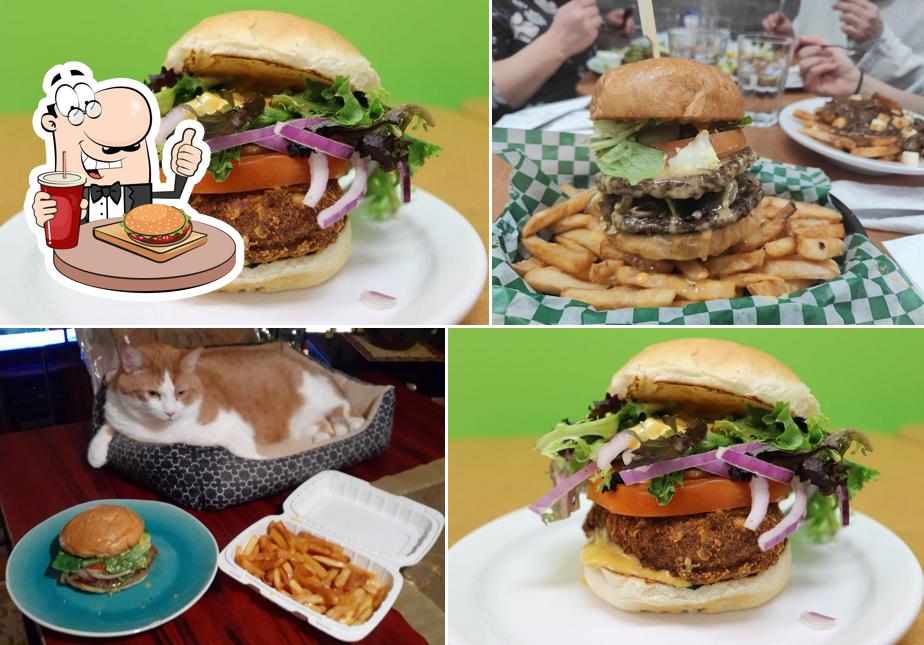 Prenez un hamburger à VEGANARIE - RESTO VÉGANE - VEGANERIE