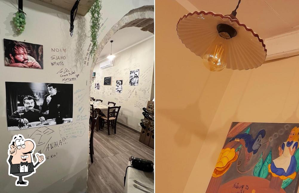 L'intérieur de Trattoria Il Brucaliffo, Trapani