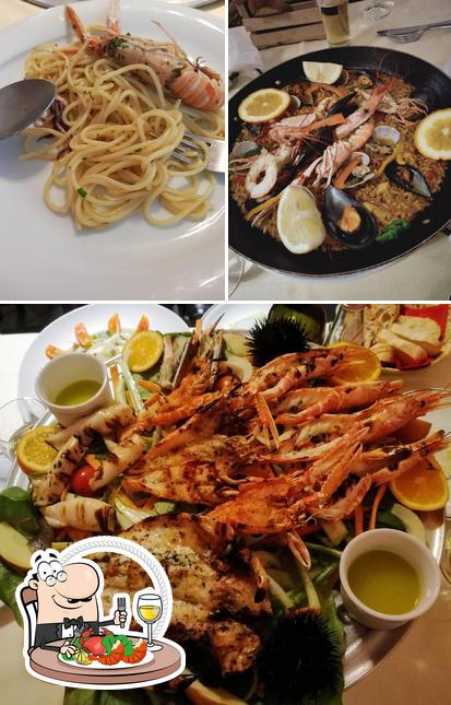 Pick various seafood items offered by Ristorante - Pizzeria Senza Tempo