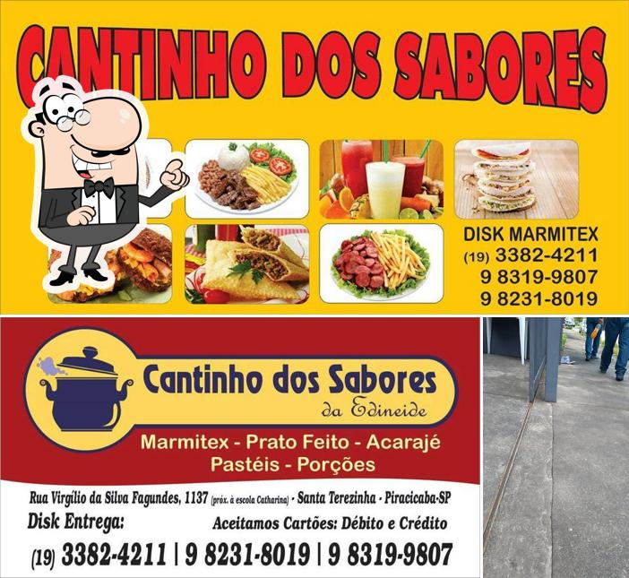 O exterior do Cantinho Dos Sabores