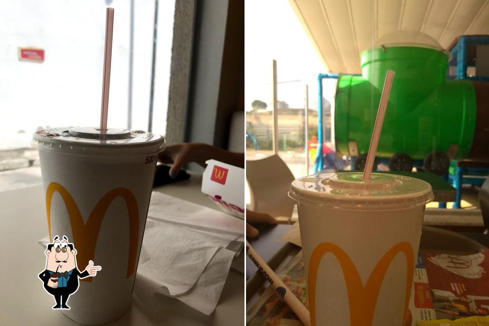 Desfrute de uma bebida no McDonald's