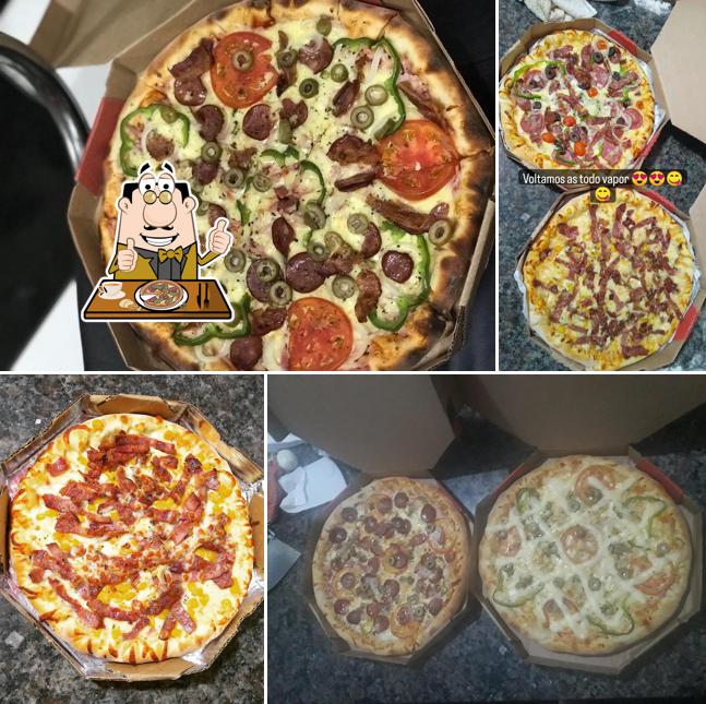 Escolha diferentes estilos de pizza