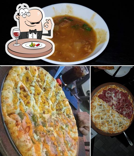 Comida em Mozzarella Pizza