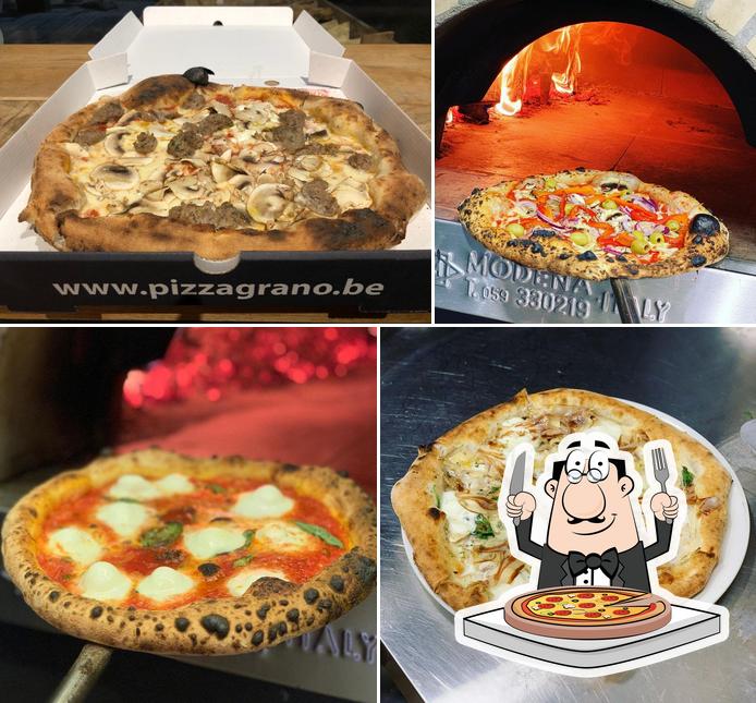 Essayez des pizzas à Pizza Grano Liège