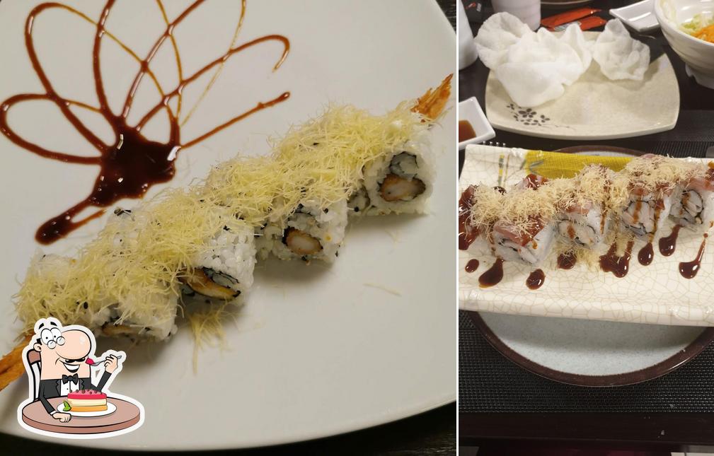 Dinastya sushi di Galatina sert une éventail de plats sucrés