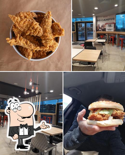 Vérifiez l’image représentant la intérieur et nourriture concernant KFC Osny