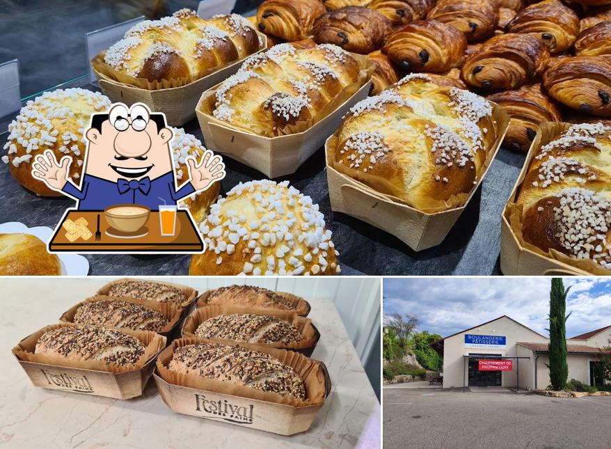 L’image de la nourriture et extérieur concernant Boulangerie Pâtisserie Sucre et Farine