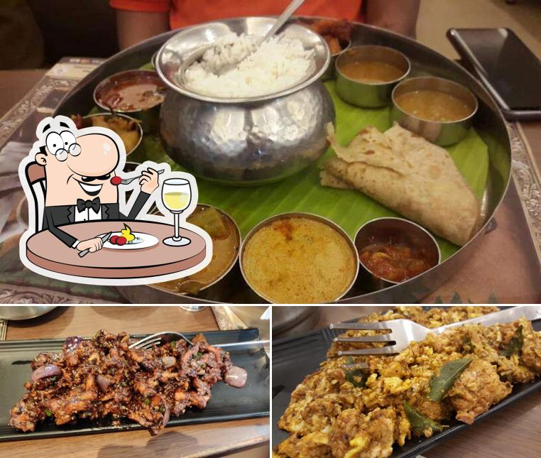 Food at Dindigul Thalappakatti Restaurant