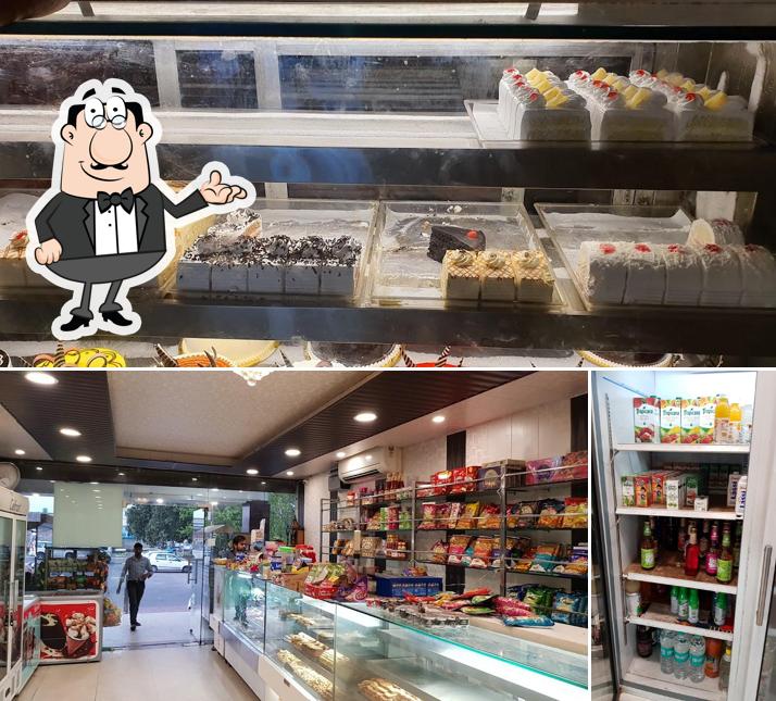 The picture of interior and food at German Bakers
