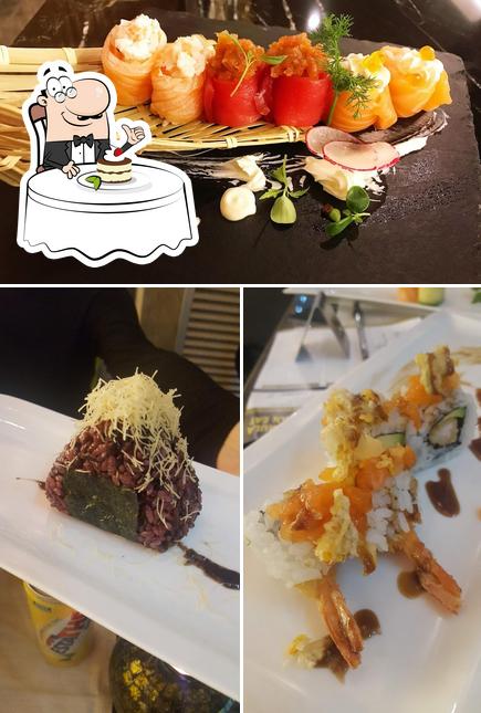 Ristorante Oya Sushi Fusion Experience sert un nombre de plats sucrés