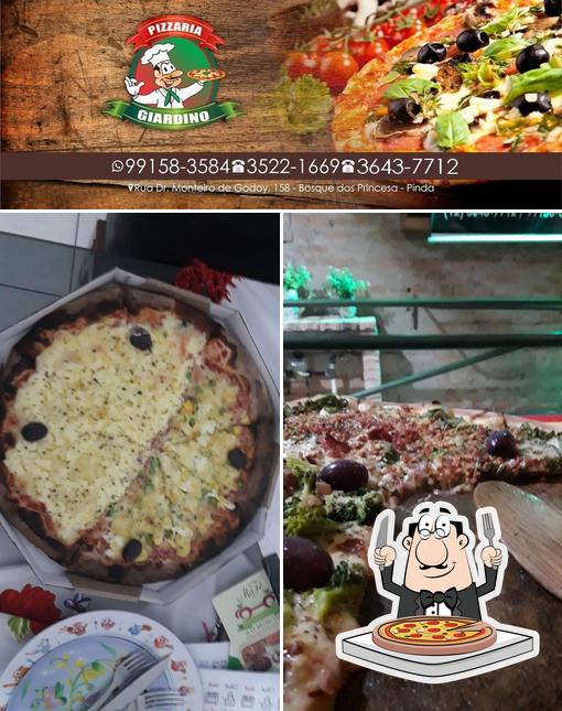 Consiga pizza no Giardino Pizzaria
