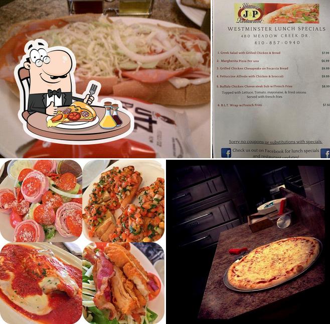 Elige una pizza en Illiano's J&P Westminster