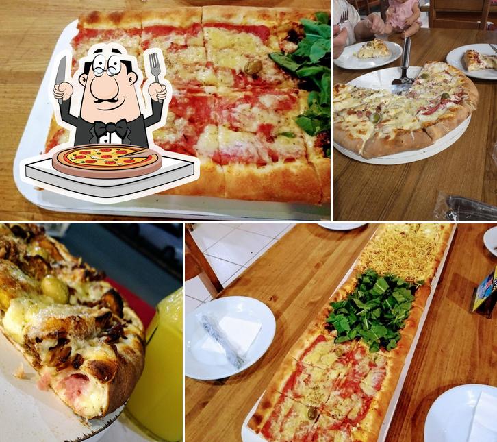 Consiga pizza no D'talia Pizzaria e Choperia