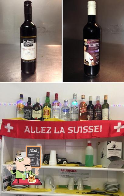 Flash Pizzas - Montreux Clarens sert des boissons alcoolisées