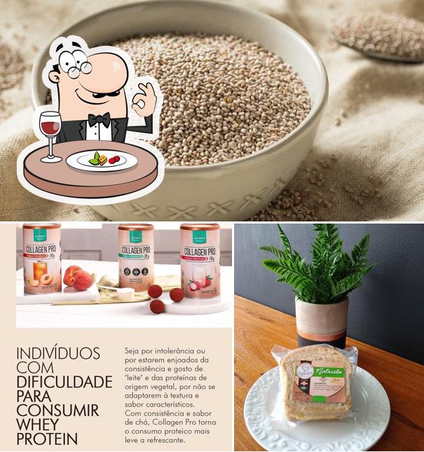 Confira a imagem ilustrando comida e interior no Natufit - Alimentação Saudável