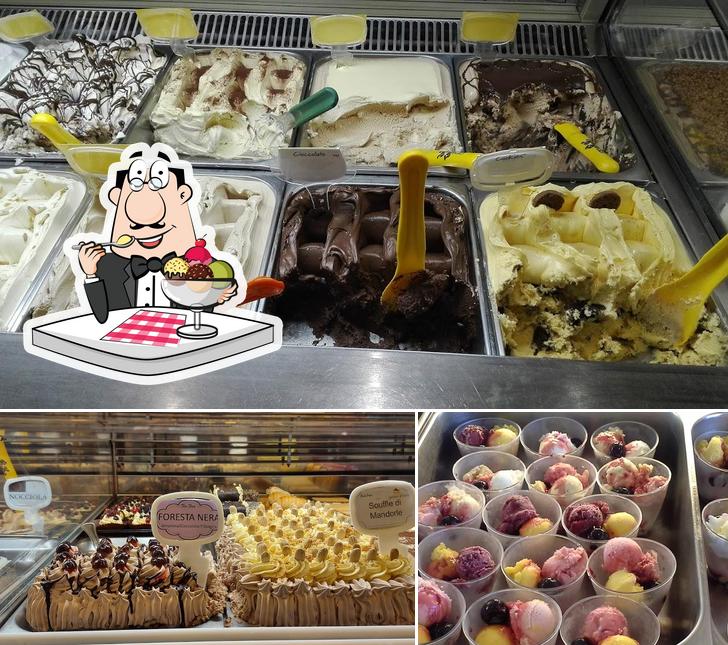 Non scordarti di ordinare un dessert a Gelateria e Pasticceria Villa Frio Frio .Residence al primo piano