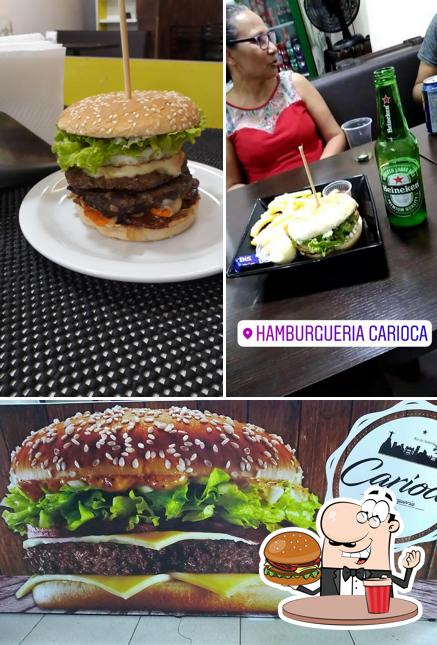 Experimente um hambúrguer no Hamburgueria Carioca