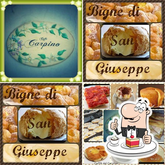 Caffè del Carpino propone un'ampia gamma di dessert