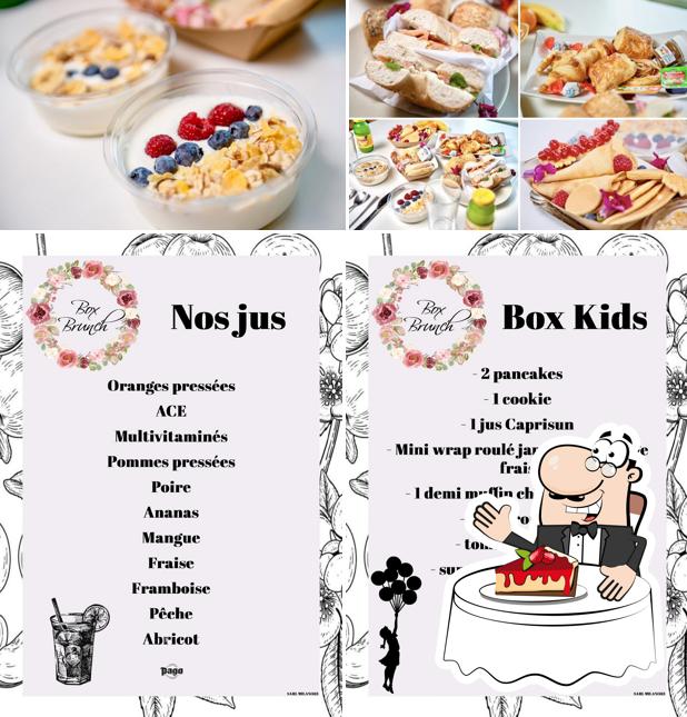 Box Brunch Clermont sert une sélection de plats sucrés