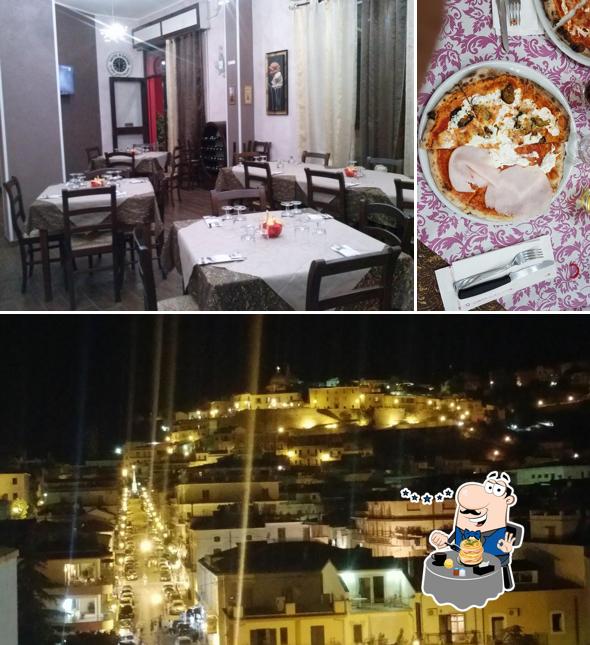 Voici l’image représentant la nourriture et intérieur sur Pizzeria pomo d'oro