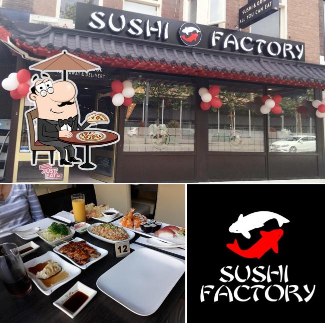 L'extérieur de Sushi Factory