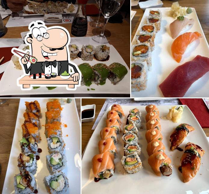 Les sushi sont offerts par Sushi ONE Restaurant