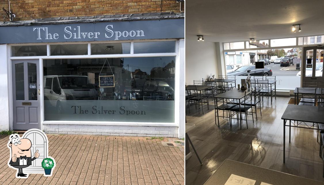 The exterior of The Silver Spoon