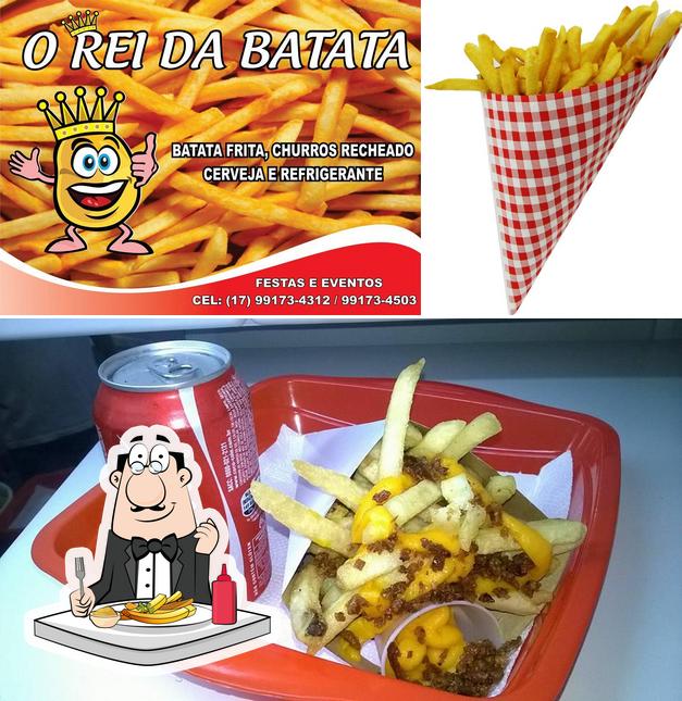 Experimente cbatatas fritas francesas no O Rei da Batata