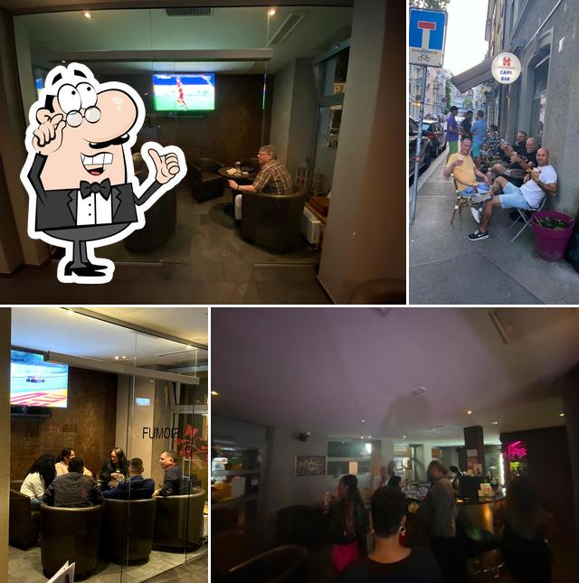 Gli interni di Caipi Bar