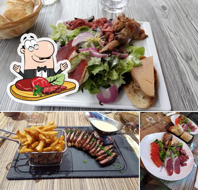 Prenez des repas à base de viande à Boulangerie-Pâtisserie Le Cristal