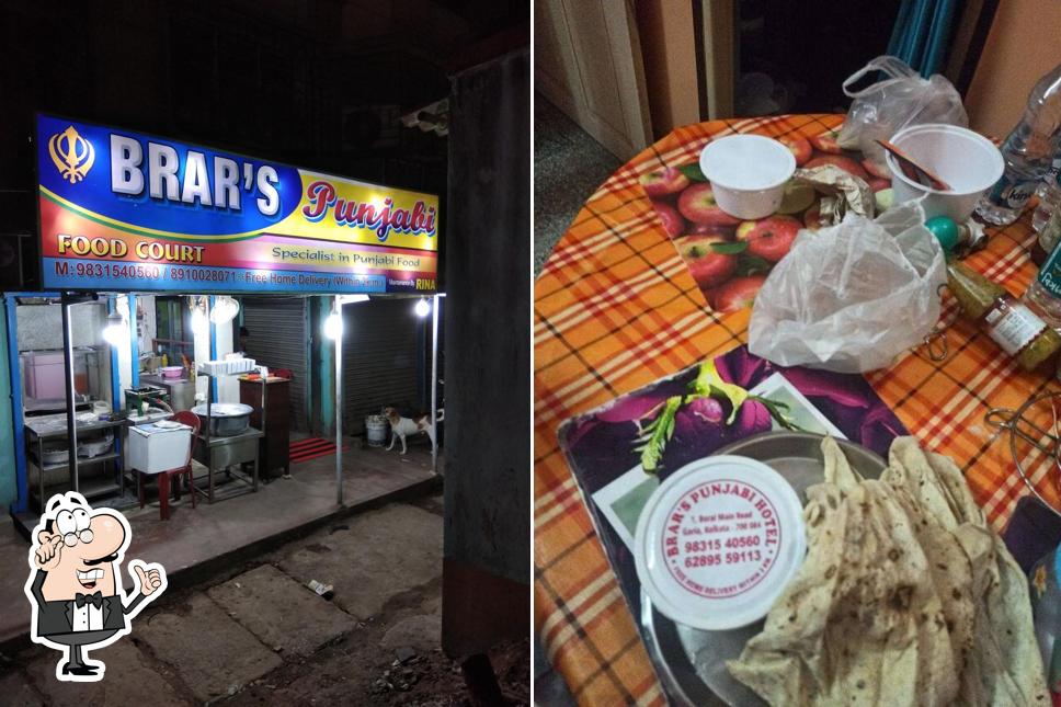 Take a seat at one of the tables at Brar's Punjabi Hotel