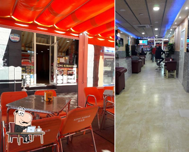 Check out how Bar King Kebab looks inside