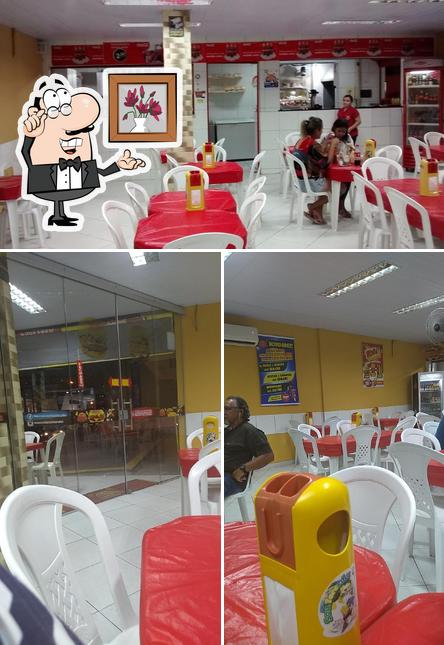 O interior do Marcos Lanches