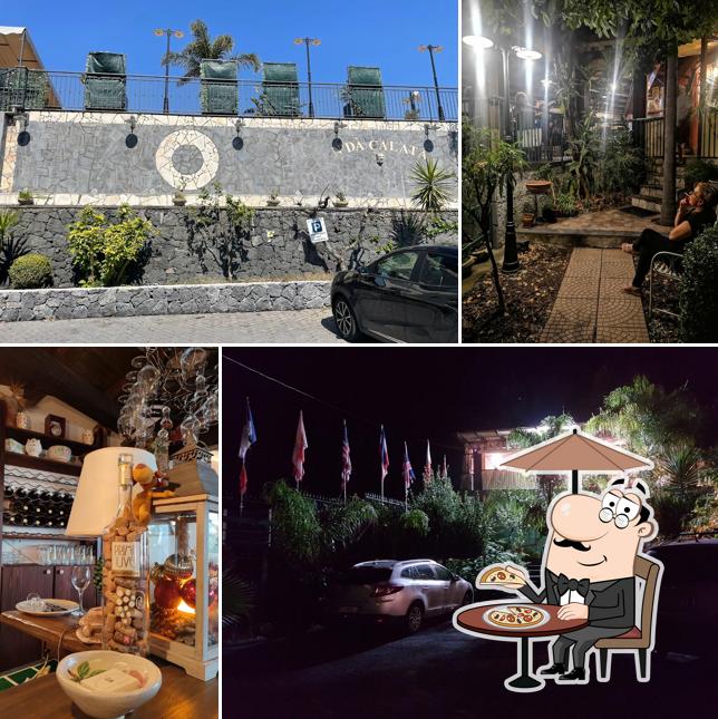 Gli esterni di Trattoria N'Da Calata Zafferana