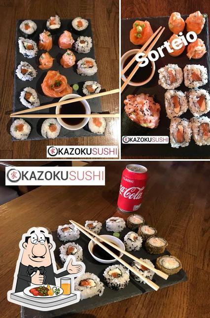 Food at Kazoku Sushi