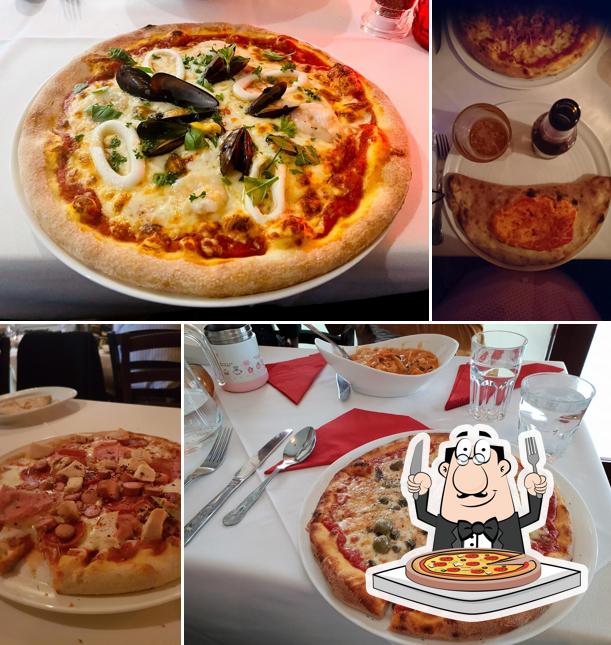 Get pizza at Ricardo's kitchen cucina rustica