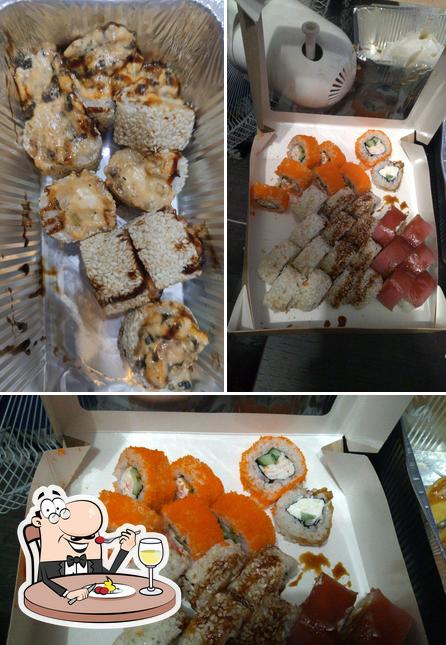 Еда в "Up Sushi"