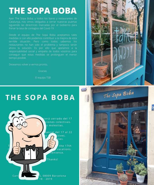 The Sopa Boba Restaurant Tapes Barcelona Eixample in Barcelona