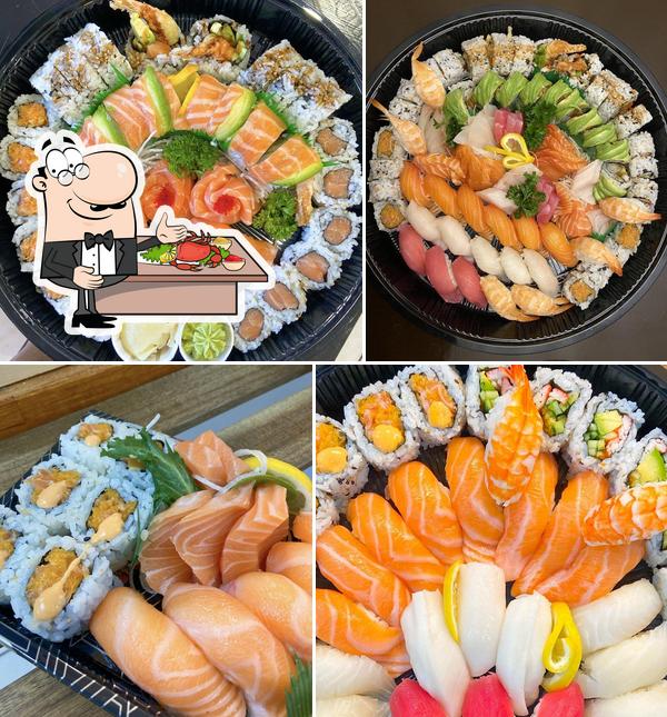 Les clients de Zenku Japanese To Go peuvent déguster de nombreux repas à base de fruits de mer