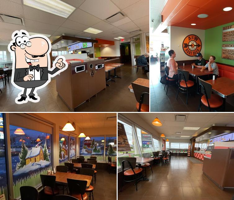 L'intérieur de A&W Canada