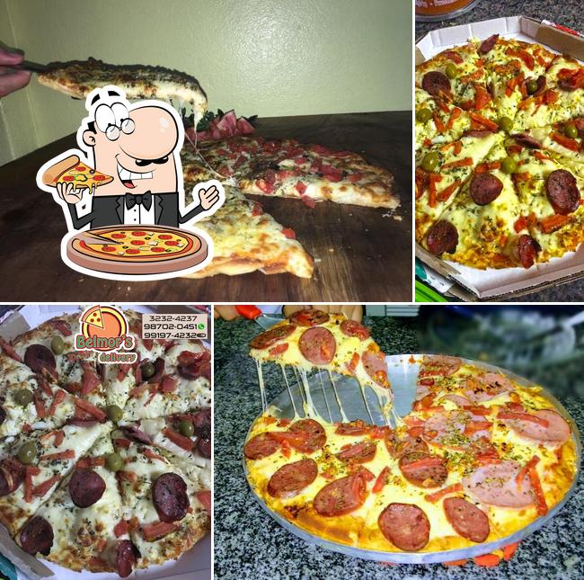 Experimente pizza no Belmor's Delivery