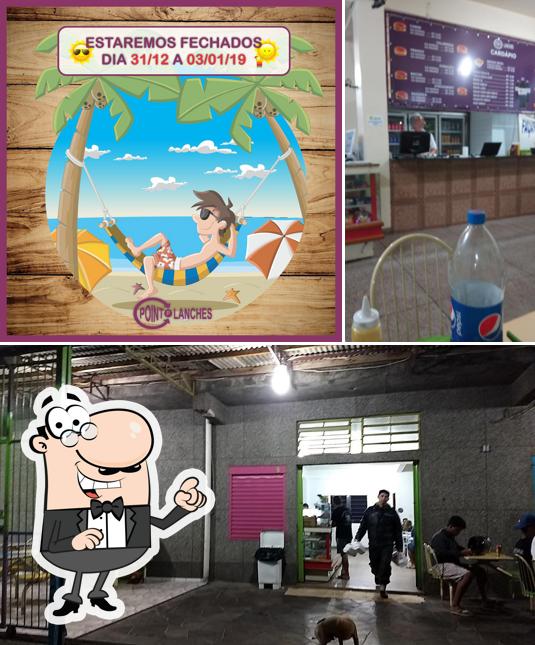 O interior do Point Lanches Viamão RS