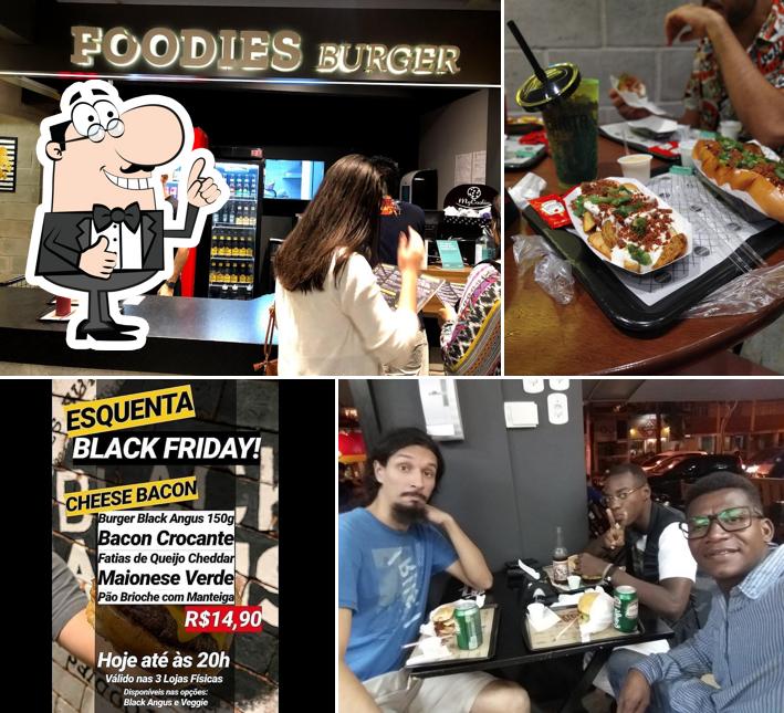 Look at the photo of Foodies Burger