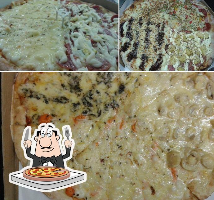 Peça diversos estilos de pizza